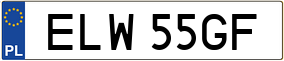 Truck License Plate
